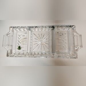 Waterford Crystal Lismore 3 Part Serving Dish